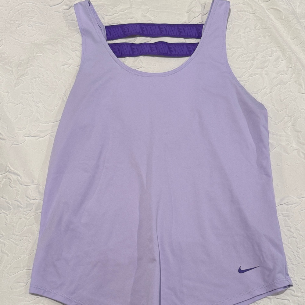 Nike Light Purple Tank Top with Dark Purple Straps